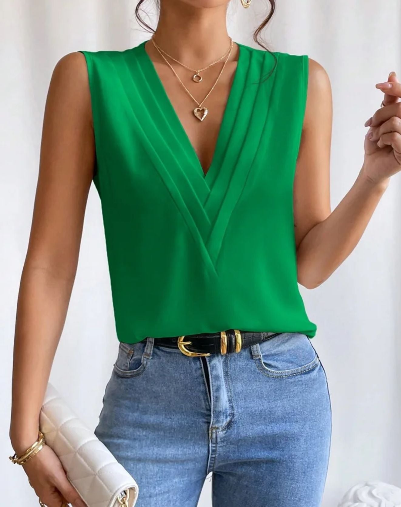 Blusa Maddy com Decote V