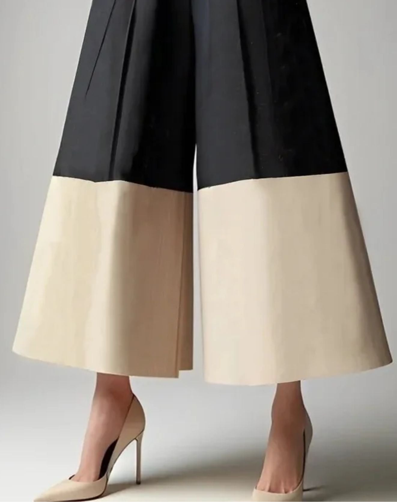 Calça Pantalona Duo Cintura Alta