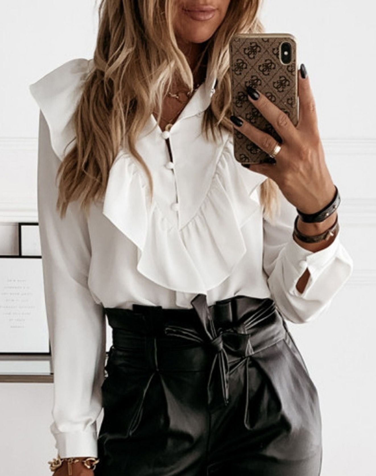 Camisa Ruffle com Babado - Amalle