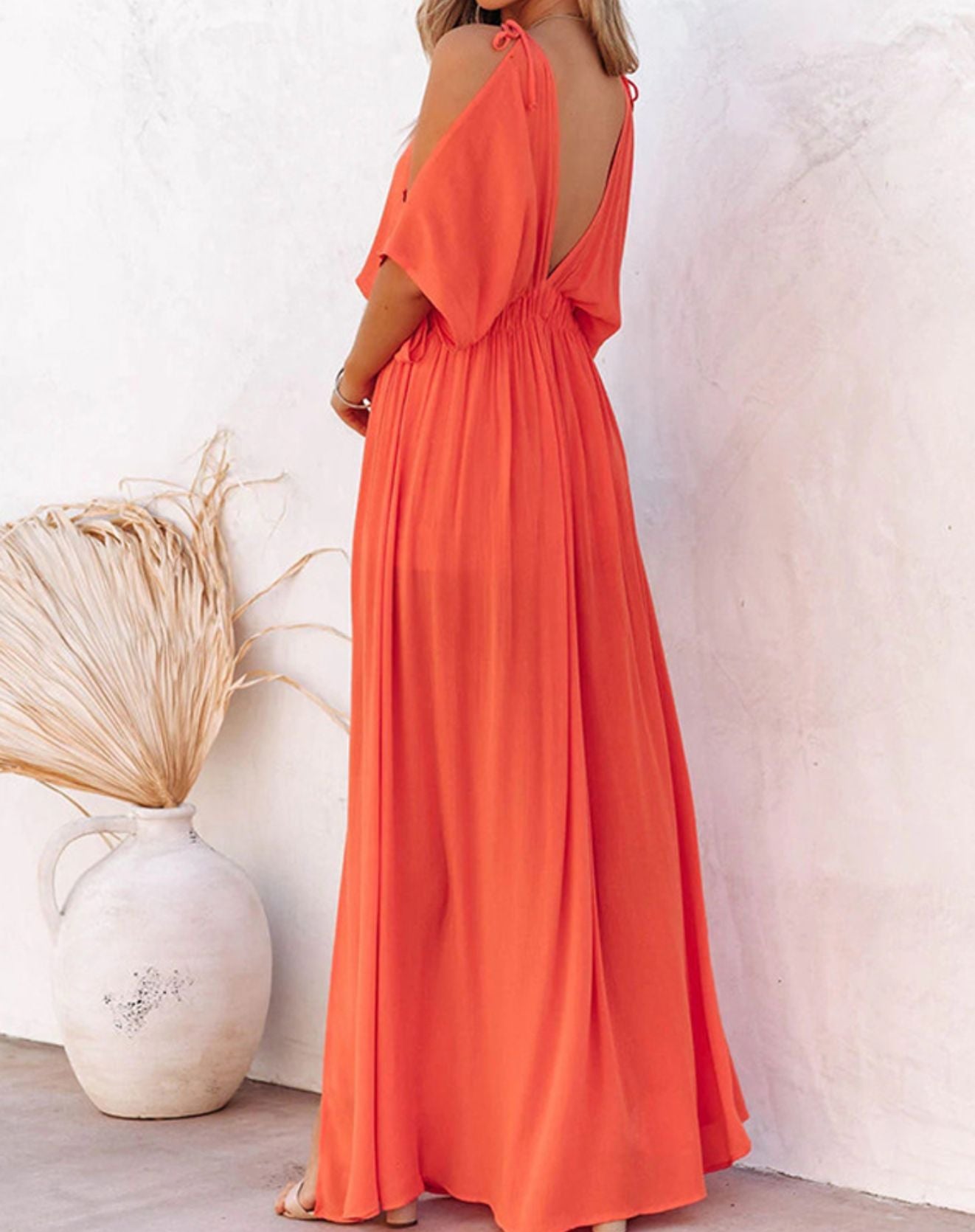 Vestido Mykonos Longo com Fenda