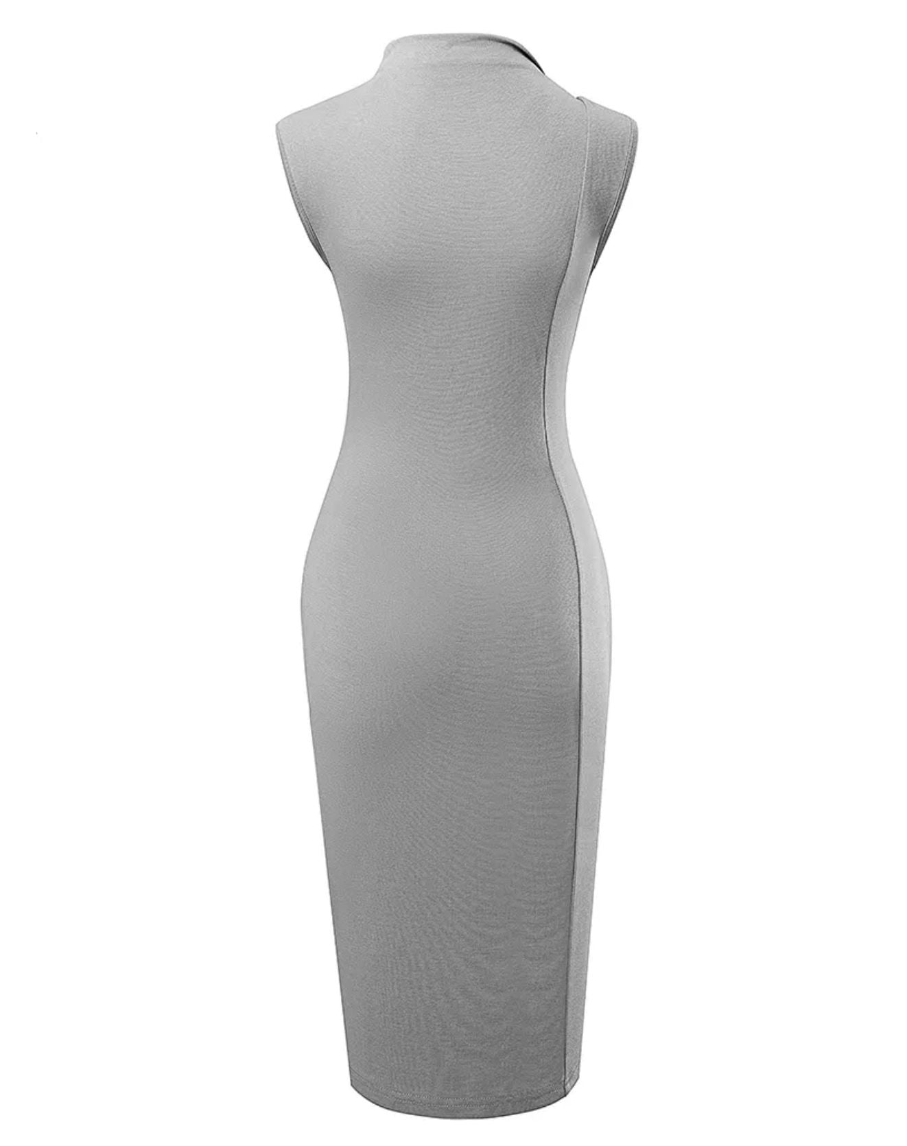 Vestido Midi Lismore com Pregas