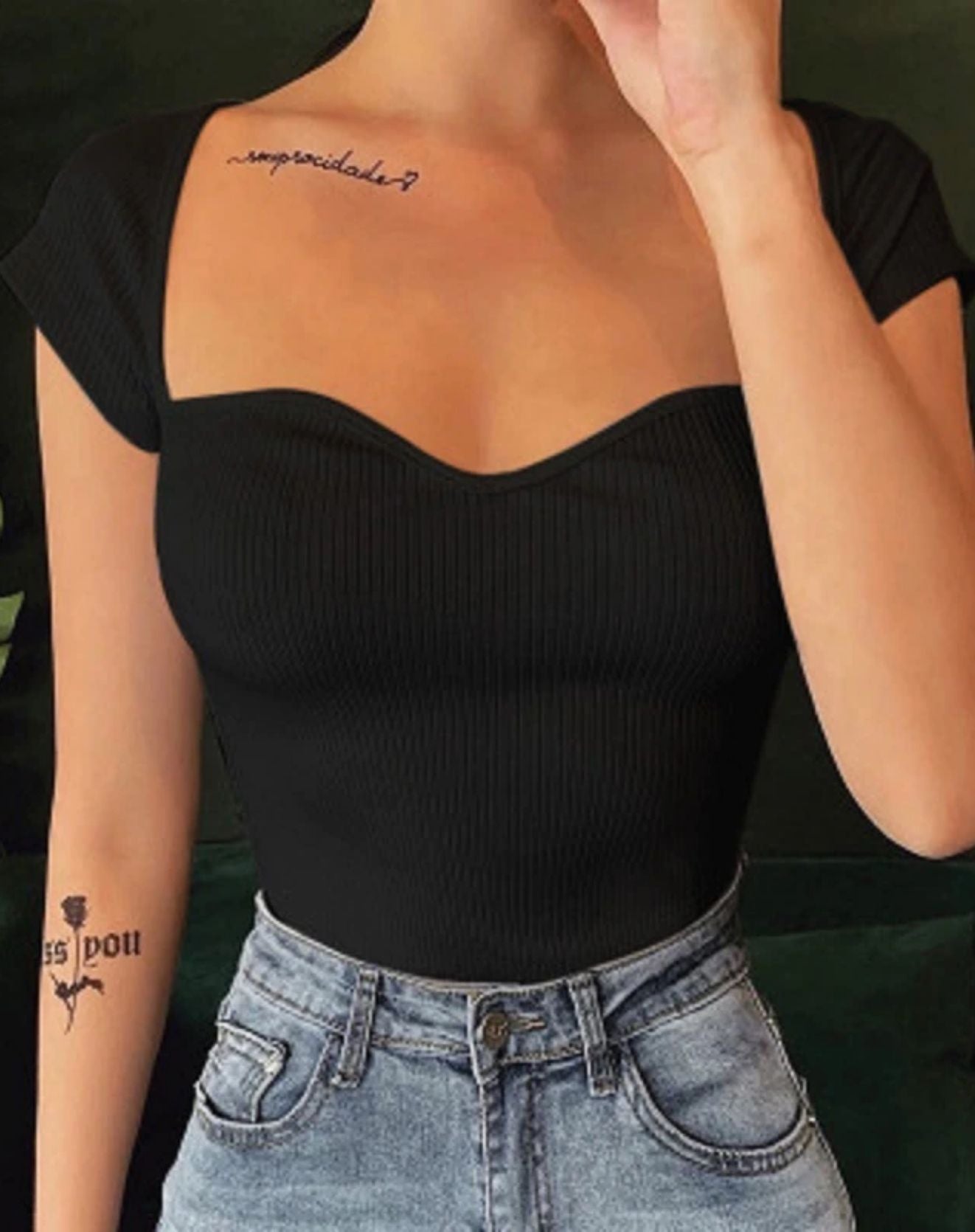 Blusa Navel Manga Curta - Amit