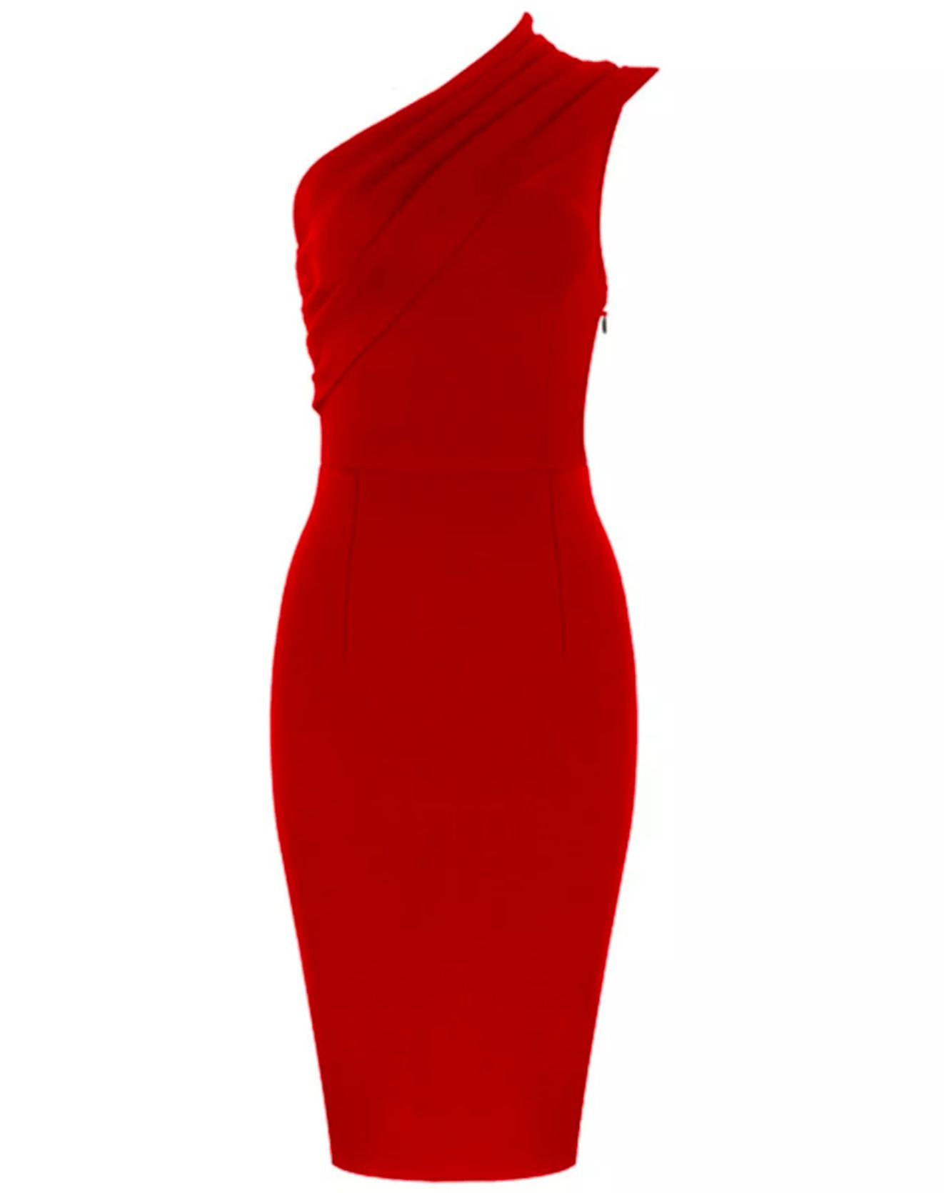 Vestido Midi Nashville de Um Ombro Só - Amalle