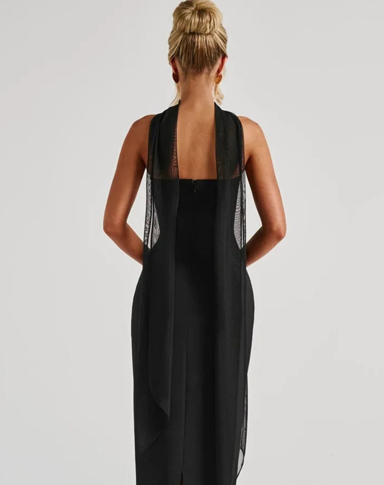 Vestido Longo Mandi Tomara que Caia com Colarinho