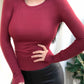 Blusa de Malha Amélia com Mangas Longas