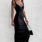 Vestido Midi Canelado - Amalle