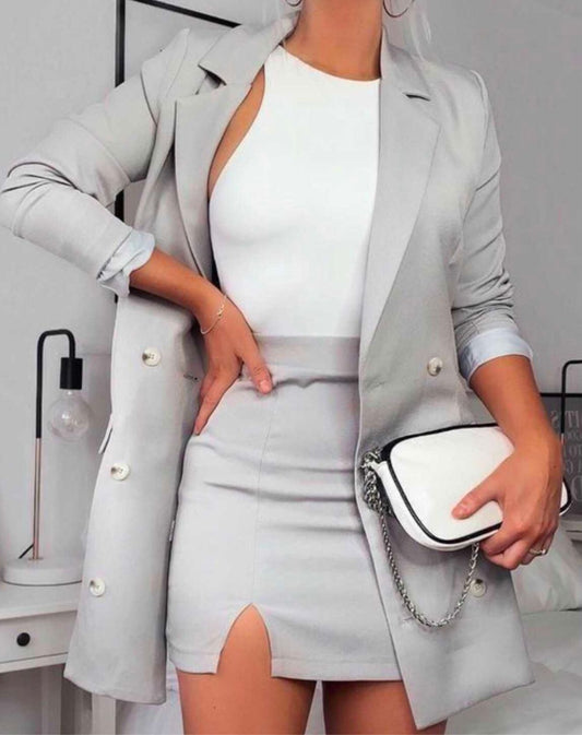 Conjunto Blazer + Saia Alfaiataria - Amalle