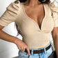 Blusa Armidale Mangas Bufantes com Decote V