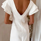 Vestido Curto Lucerna com Corte V nas Costas