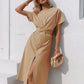 Vestido Midi Coimbra com Mangas