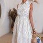 Vestido Midi Retrô com Amarração
