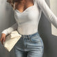 Blusa Navel Manga Longa - Amit 