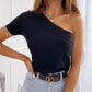 Blusa Moon de um Ombro Só