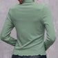 Blusa Rosemary com Gola e Mangas Longas